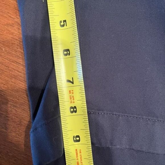 Brooks Brothers Lightweight Advantage Chino Shorts Mens 35 (34) Navy Blue 9" Ins - Picture 5 of 5